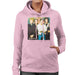 Sidney Maurer Original Portrait Of Queen Womens Hooded Sweatshirt - Small / Light Pink - Womens Hooded Sweatshirt