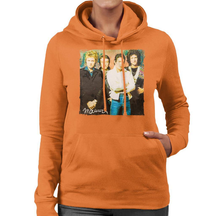 Sidney Maurer Original Portrait Of Queen Womens Hooded Sweatshirt - Womens Hooded Sweatshirt
