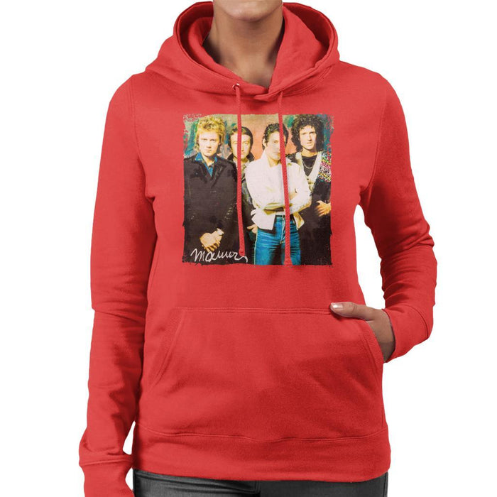 Sidney Maurer Original Portrait Of Queen Womens Hooded Sweatshirt - Womens Hooded Sweatshirt