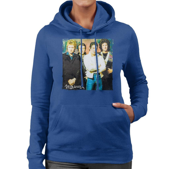 Sidney Maurer Original Portrait Of Queen Womens Hooded Sweatshirt - Womens Hooded Sweatshirt