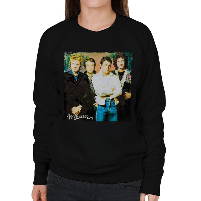 Sidney Maurer Original Portrait Of Queen Womens Sweatshirt - Womens Sweatshirt