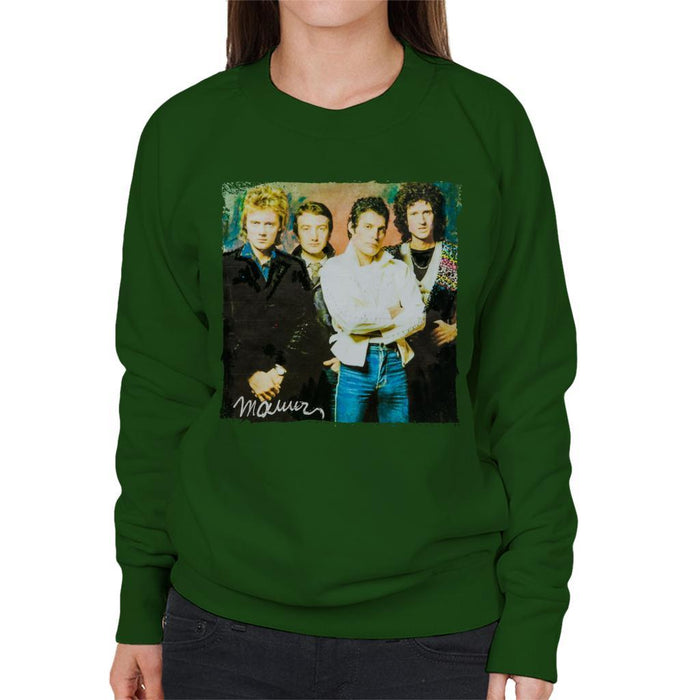Sidney Maurer Original Portrait Of Queen Womens Sweatshirt - Womens Sweatshirt
