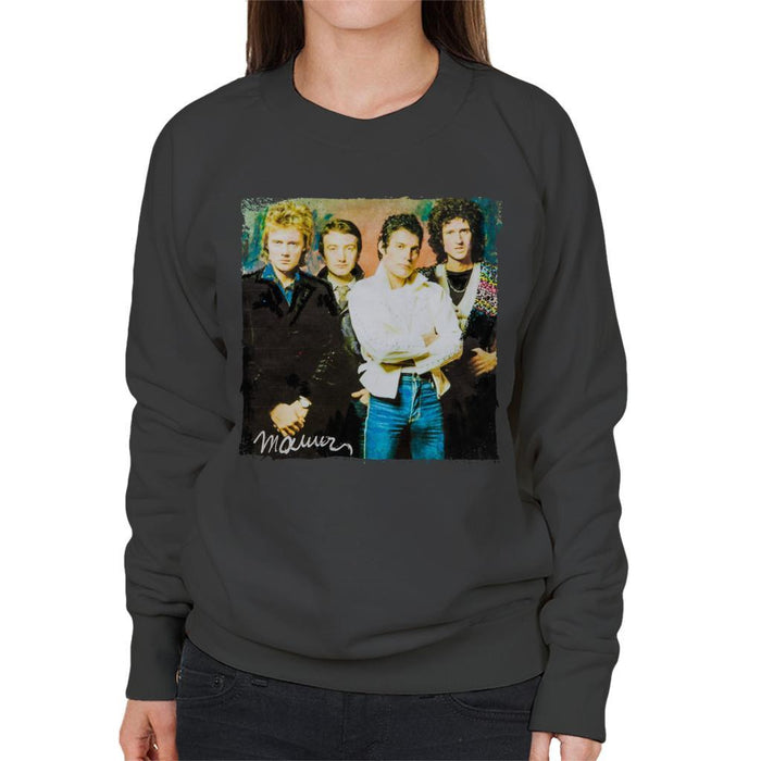 Sidney Maurer Original Portrait Of Queen Womens Sweatshirt - Womens Sweatshirt