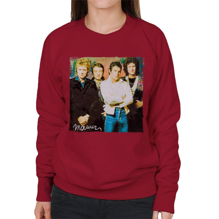 Sidney Maurer Original Portrait Of Queen Womens Sweatshirt - Womens Sweatshirt