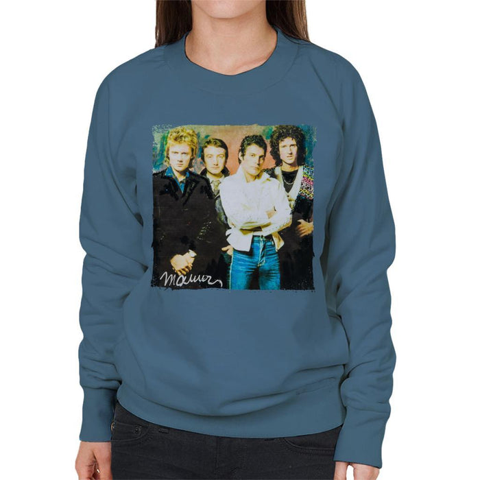 Sidney Maurer Original Portrait Of Queen Womens Sweatshirt - Womens Sweatshirt