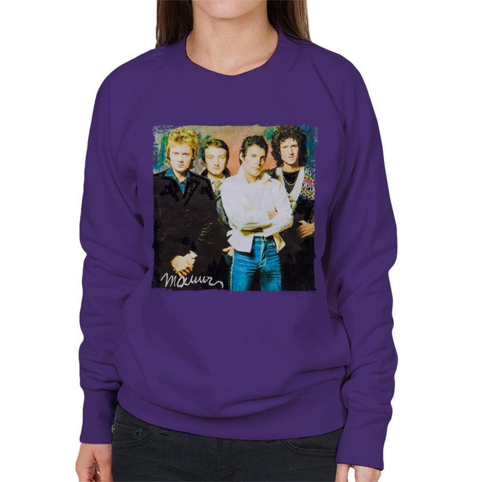 Sidney Maurer Original Portrait Of Queen Womens Sweatshirt - Womens Sweatshirt