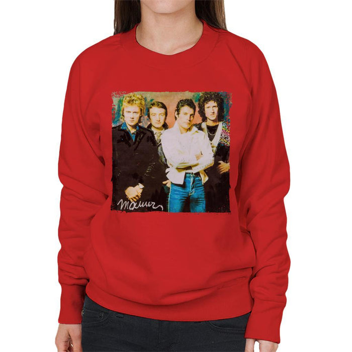 Sidney Maurer Original Portrait Of Queen Womens Sweatshirt - Womens Sweatshirt