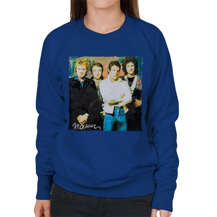 Sidney Maurer Original Portrait Of Queen Womens Sweatshirt - Womens Sweatshirt