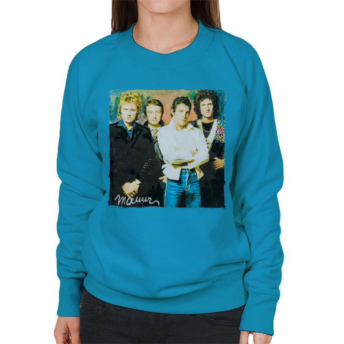 Sidney Maurer Original Portrait Of Queen Womens Sweatshirt - Womens Sweatshirt