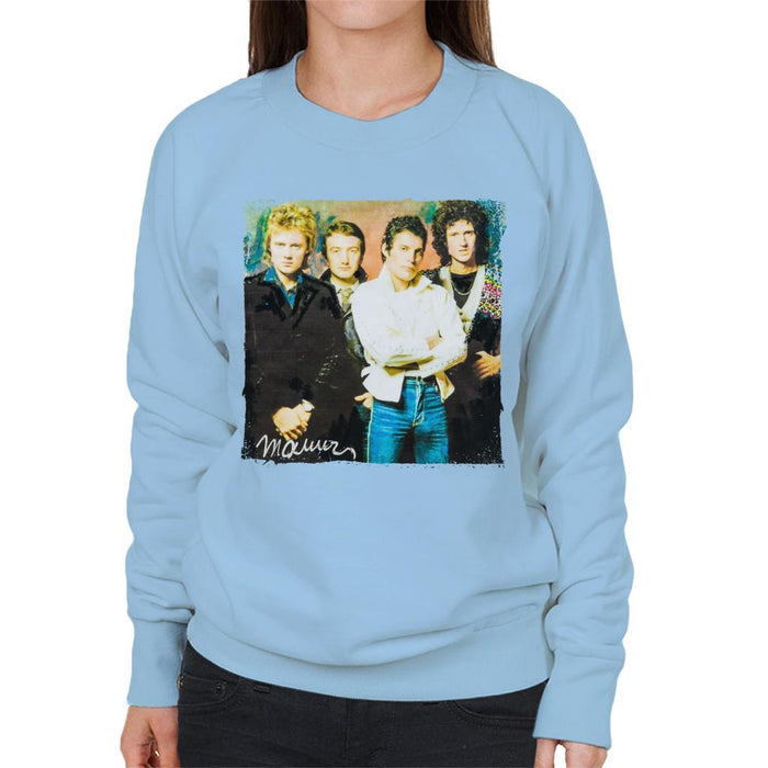 Sidney Maurer Original Portrait Of Queen Womens Sweatshirt - Womens Sweatshirt