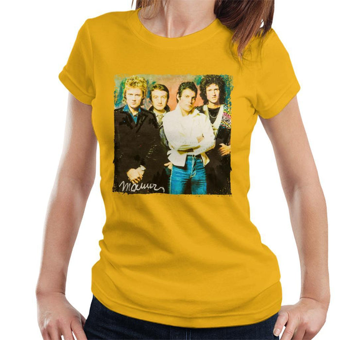 Sidney Maurer Original Portrait Of Queen Womens T-Shirt - Womens T-Shirt