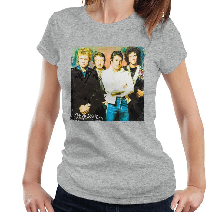 Sidney Maurer Original Portrait Of Queen Womens T-Shirt - Womens T-Shirt