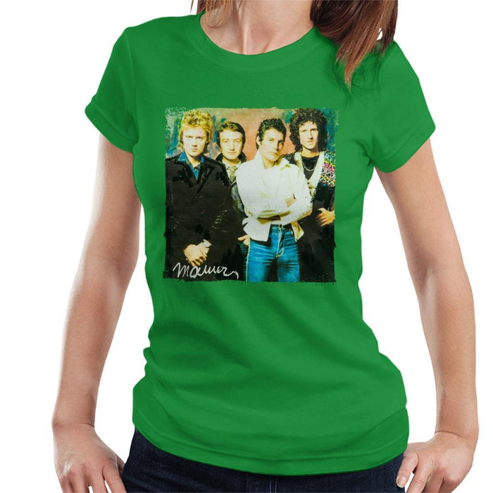 Sidney Maurer Original Portrait Of Queen Womens T-Shirt - Womens T-Shirt