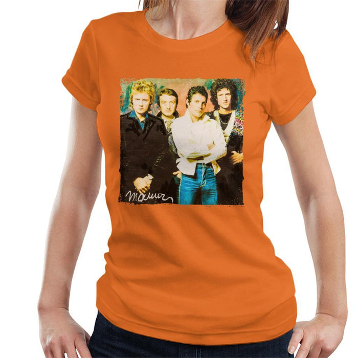 Sidney Maurer Original Portrait Of Queen Womens T-Shirt - Womens T-Shirt
