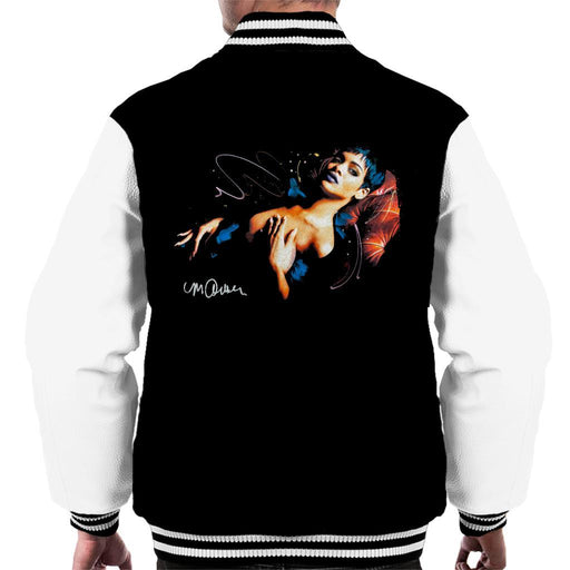 Sidney Maurer Original Portrait Of Rihanna Nude Mens Varsity Jacket - Mens Varsity Jacket