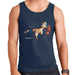 Sidney Maurer Original Portrait Of Rihanna Nude Mens Vest - Small / Navy Blue - Mens Vest