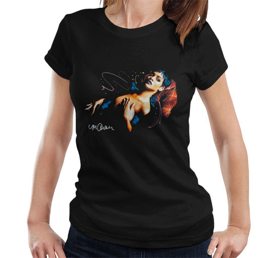 Sidney Maurer Original Portrait Of Rihanna Nude Womens T-Shirt - Womens T-Shirt