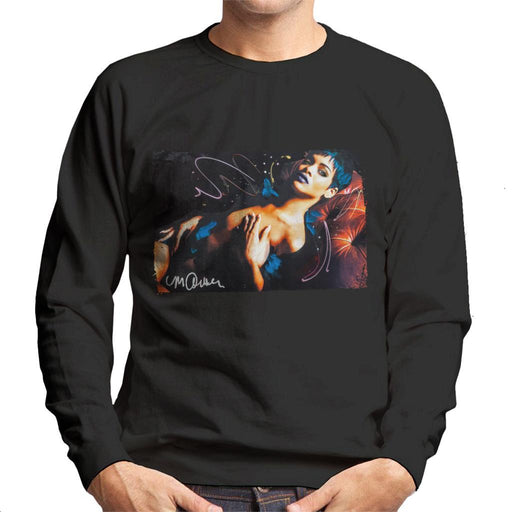 Sidney Maurer Original Portrait Of Rihanna White Mens Sweatshirt - Mens Sweatshirt
