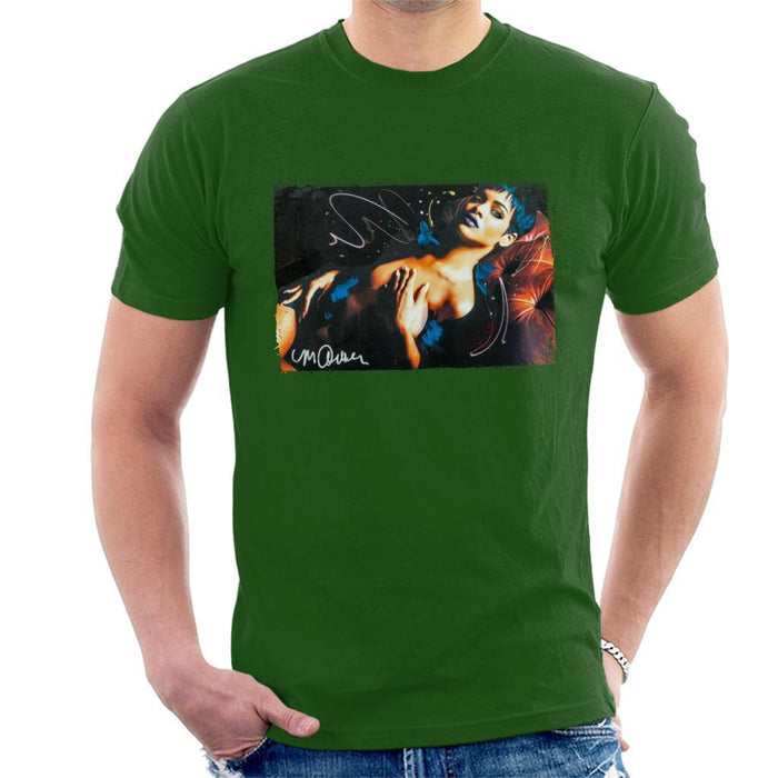 Sidney Maurer Original Portrait Of Rihanna White Mens T-Shirt - Mens T-Shirt