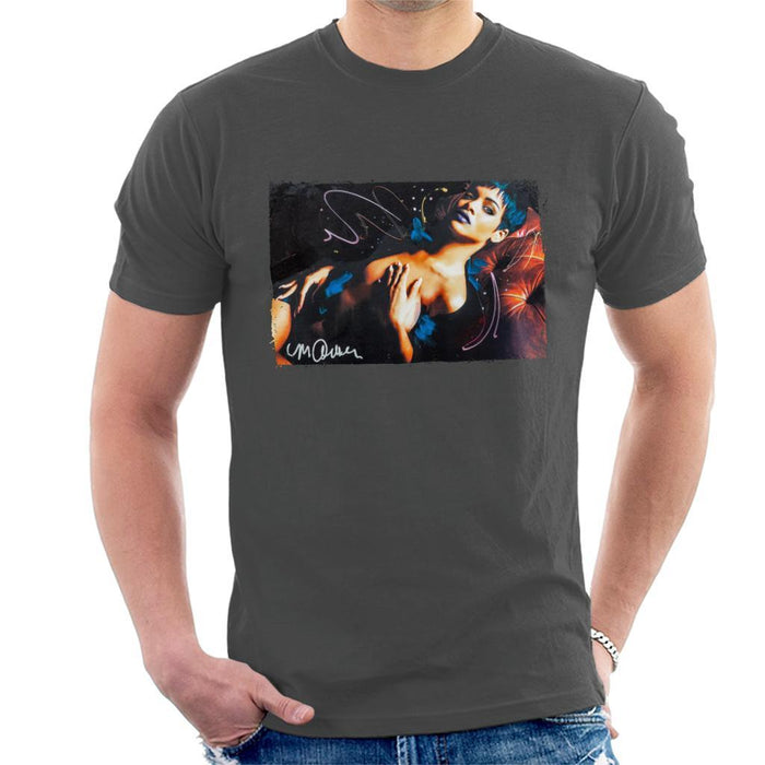 Sidney Maurer Original Portrait Of Rihanna White Mens T-Shirt - Mens T-Shirt
