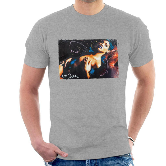 Sidney Maurer Original Portrait Of Rihanna White Mens T-Shirt - Mens T-Shirt