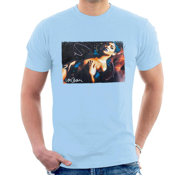 Sidney Maurer Original Portrait Of Rihanna White Mens T-Shirt - Mens T-Shirt