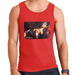 Sidney Maurer Original Portrait Of Rihanna White Mens Vest - Small / Red - Mens Vest