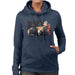 Sidney Maurer Original Portrait Of Rihanna White Womens Hooded Sweatshirt - Womens Hooded Sweatshirt