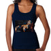 Sidney Maurer Original Portrait Of Rihanna White Womens Vest - Small / Navy Blue - Womens Vest
