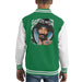 Sidney Maurer Original Portrait Of Snoop Dogg Smoking Kids Varsity Jacket - Kids Boys Varsity Jacket