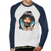 Sidney Maurer Original Portrait Of Snoop Dogg Smoking Mens Baseball Long Sleeved T-Shirt - Mens Baseball Long Sleeved T-Shirt