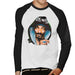 Sidney Maurer Original Portrait Of Snoop Dogg Smoking Mens Baseball Long Sleeved T-Shirt - Mens Baseball Long Sleeved T-Shirt