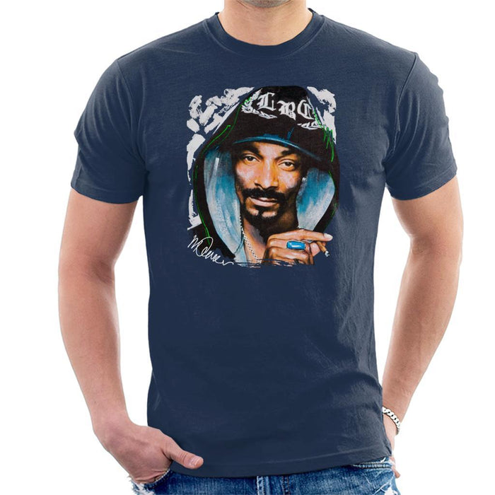 Sidney Maurer Original Portrait Of Snoop Dogg Smoking Mens T-Shirt - Mens T-Shirt