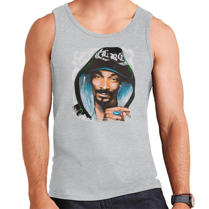 Sidney Maurer Original Portrait Of Snoop Dogg Smoking Mens Vest - Mens Vest