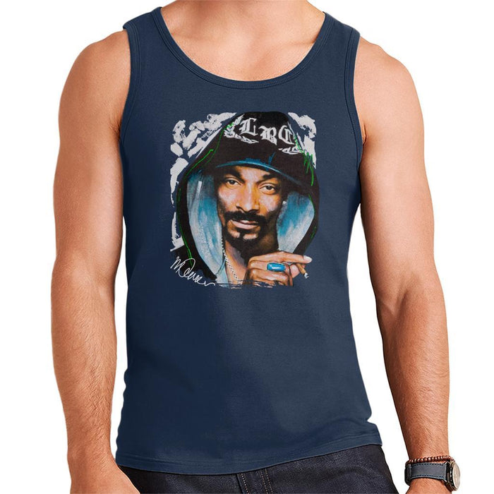 Sidney Maurer Original Portrait Of Snoop Dogg Smoking Mens Vest - Mens Vest
