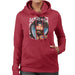 Sidney Maurer Original Portrait Of Snoop Dogg Smoking Womens Hooded Sweatshirt - Womens Hooded Sweatshirt