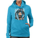 Sidney Maurer Original Portrait Of Snoop Dogg Smoking Womens Hooded Sweatshirt - Womens Hooded Sweatshirt