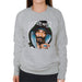 Sidney Maurer Original Portrait Of Snoop Dogg Smoking Womens Sweatshirt - Womens Sweatshirt
