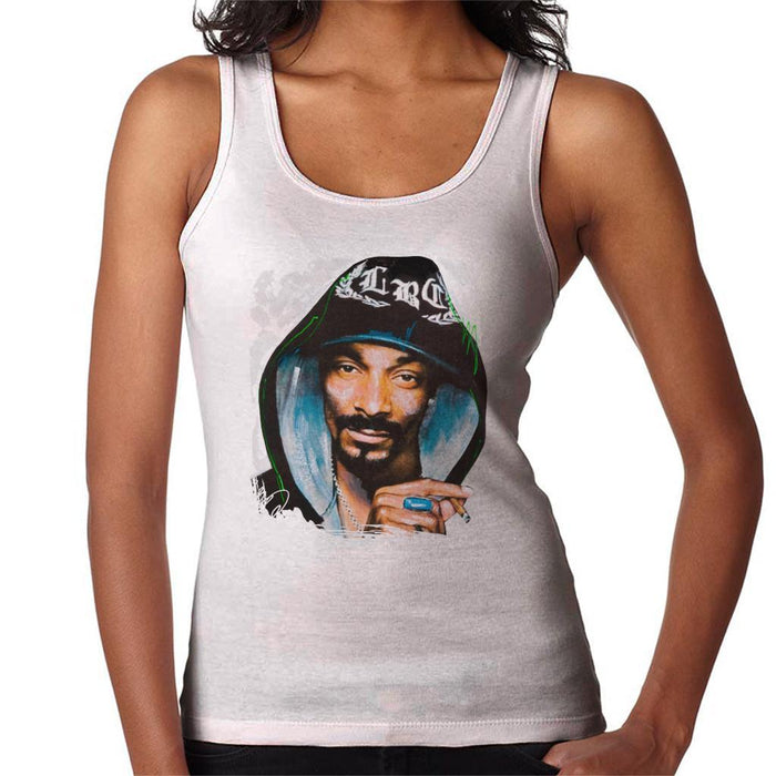 Sidney Maurer Original Portrait Of Snoop Dogg Smoking Womens Vest - Womens Vest