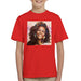 Sidney Maurer Original Portrait Of Whitney Houston Triangle Earrings Kids T-Shirt - Kids Boys T-Shirt