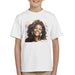Sidney Maurer Original Portrait Of Whitney Houston Triangle Earrings Kids T-Shirt - Kids Boys T-Shirt