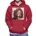 Sidney Maurer Original Portrait Of Whitney Houston Triangle Earrings Mens Hooded Sweatshirt - Mens Hooded Sweatshirt