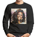 Sidney Maurer Original Portrait Of Whitney Houston Triangle Earrings Mens Sweatshirt - Mens Sweatshirt