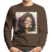 Sidney Maurer Original Portrait Of Whitney Houston Triangle Earrings Mens Sweatshirt - Mens Sweatshirt