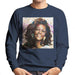 Sidney Maurer Original Portrait Of Whitney Houston Triangle Earrings Mens Sweatshirt - Mens Sweatshirt