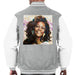 Sidney Maurer Original Portrait Of Whitney Houston Triangle Earrings Mens Varsity Jacket - Mens Varsity Jacket