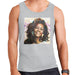 Sidney Maurer Original Portrait Of Whitney Houston Triangle Earrings Mens Vest - Mens Vest