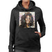 Sidney Maurer Original Portrait Of Whitney Houston Triangle Earrings Womens Hooded Sweatshirt - Womens Hooded Sweatshirt