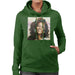 Sidney Maurer Original Portrait Of Whitney Houston Triangle Earrings Womens Hooded Sweatshirt - Womens Hooded Sweatshirt