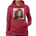 Sidney Maurer Original Portrait Of Whitney Houston Triangle Earrings Womens Hooded Sweatshirt - Womens Hooded Sweatshirt